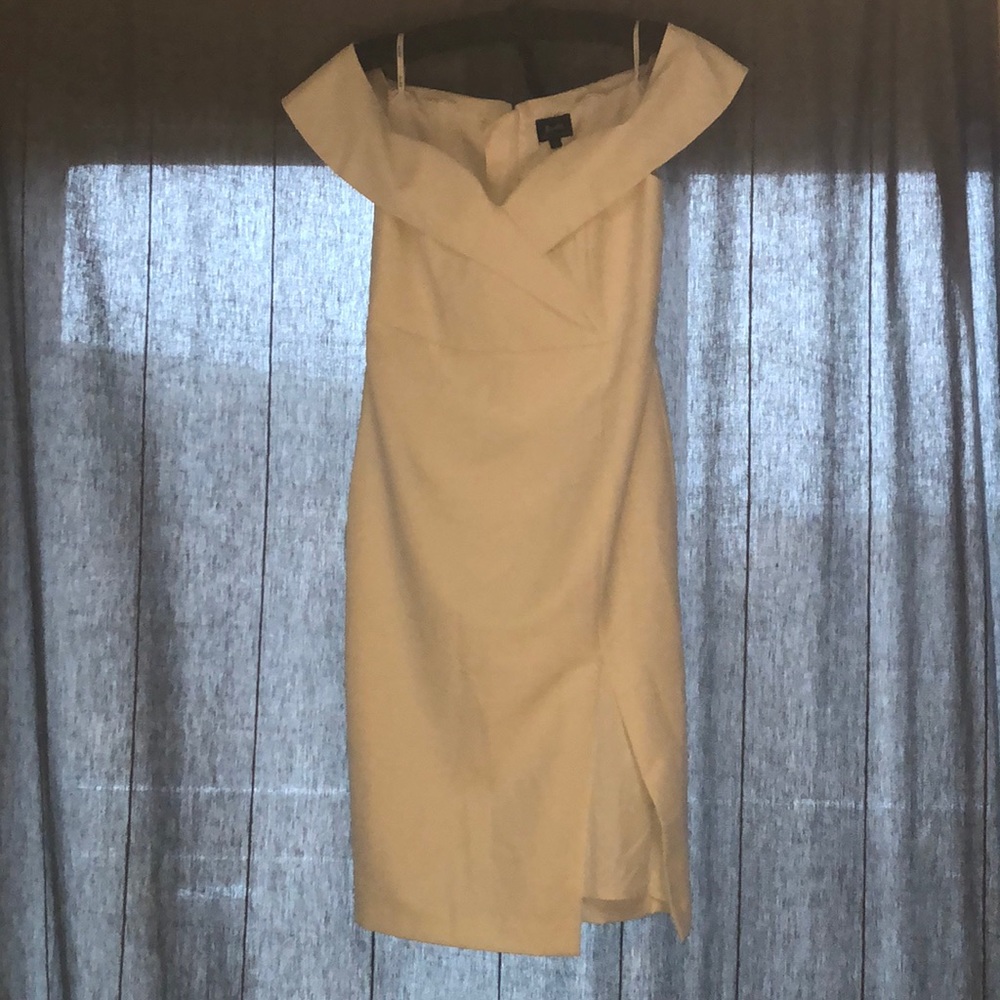 White off the shoulder dress